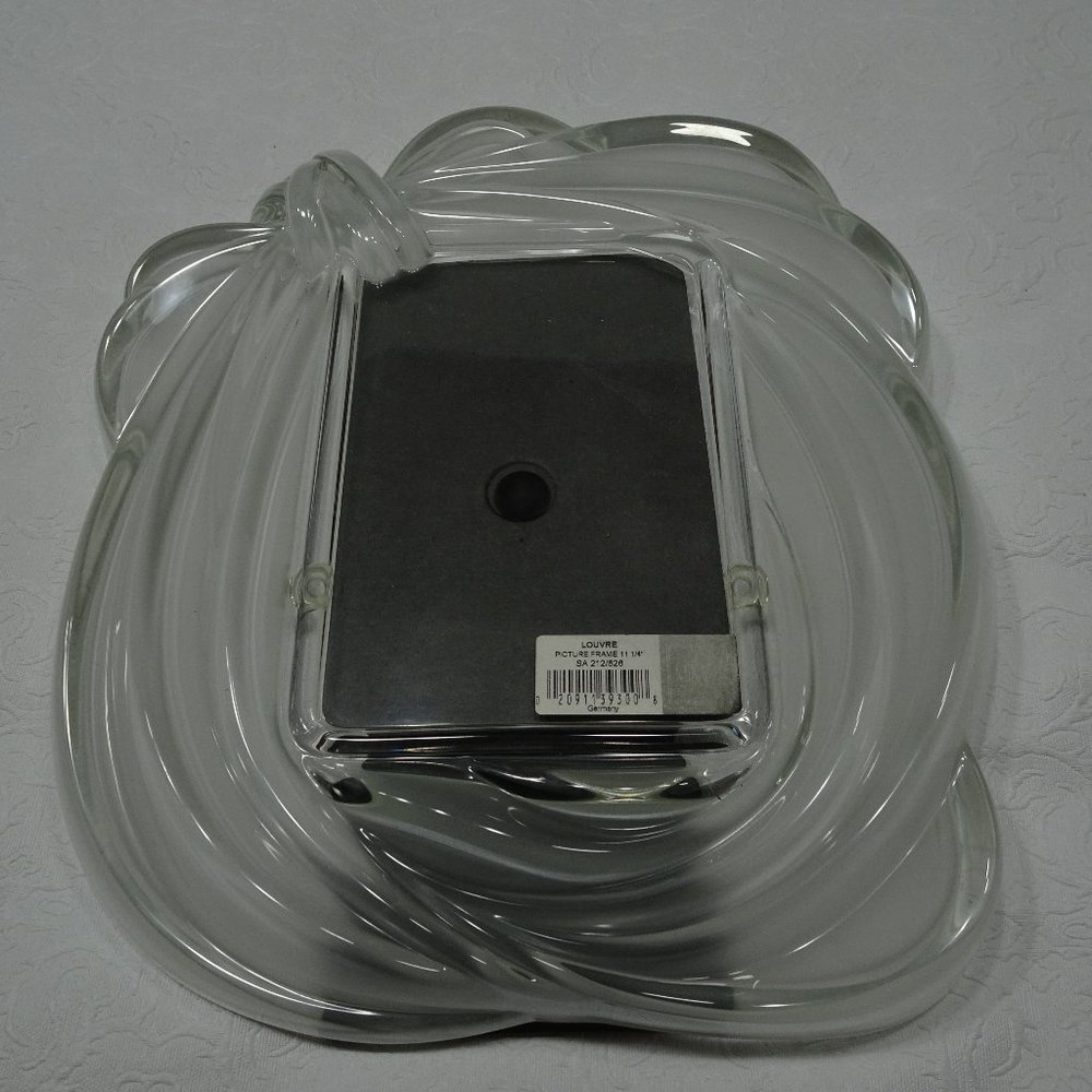 Mikasa VTG Glass Picture Frame 4x6 Love Knot